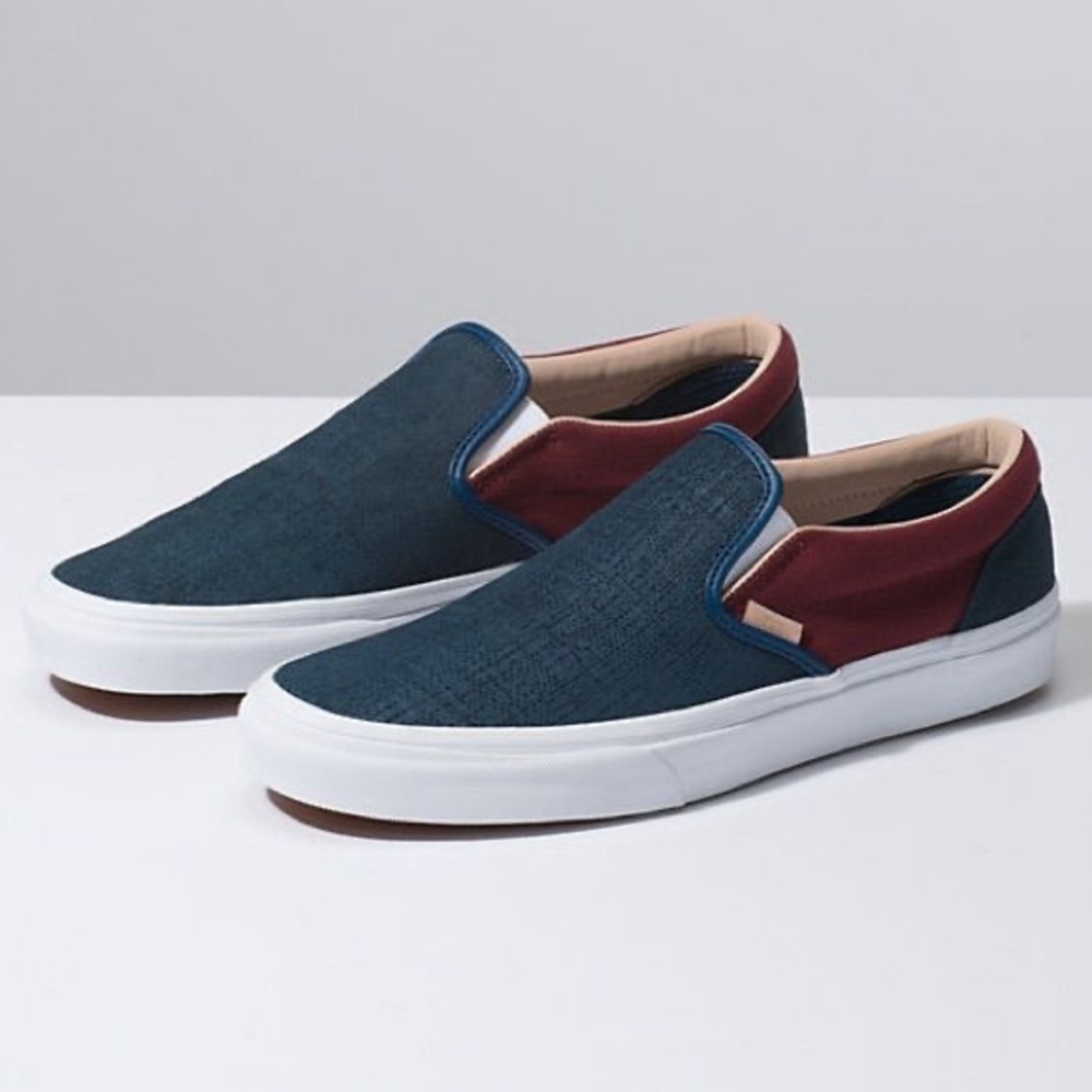 (BRAND NEW) Red + Blue VANS